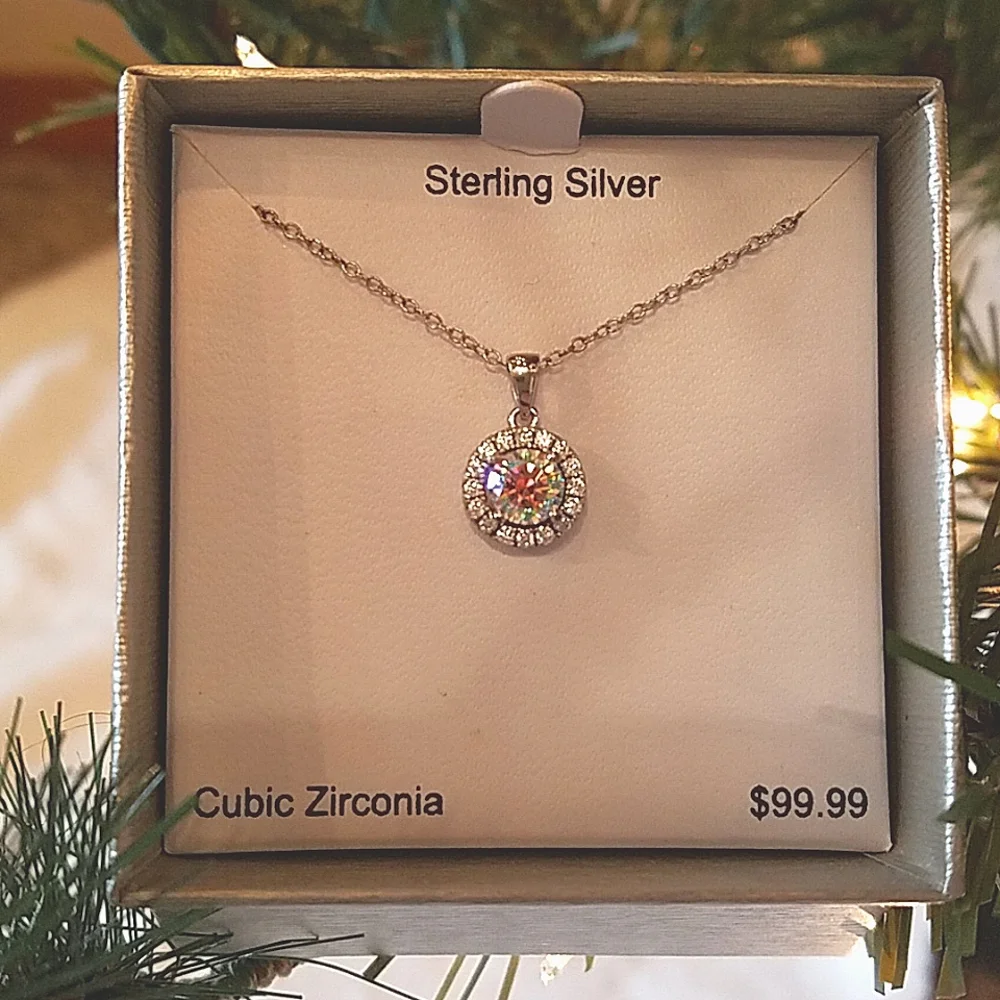 🎁 925 Sterling Silver Pendant & Necklace - Picture 2 of 7